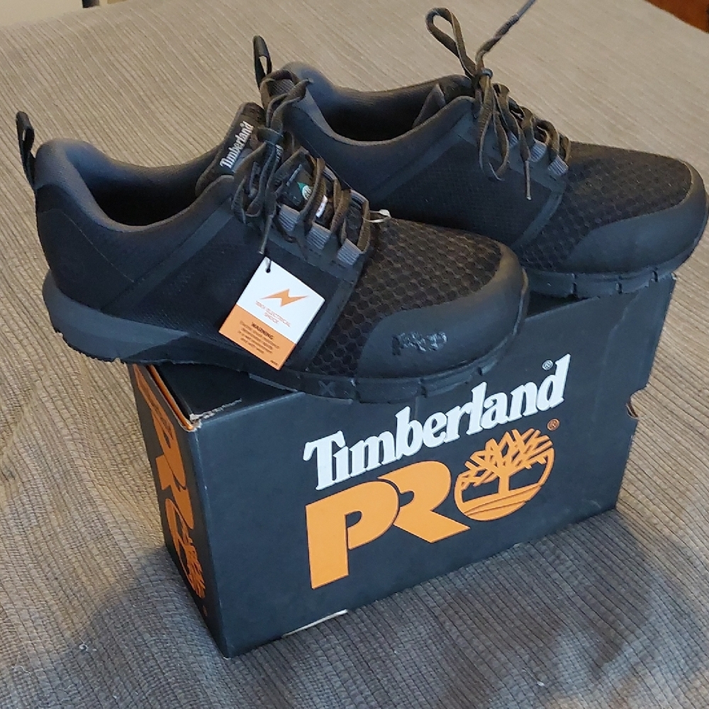 Timberland PRO Men's/Women's Black Athletic-Style Safety Shoes